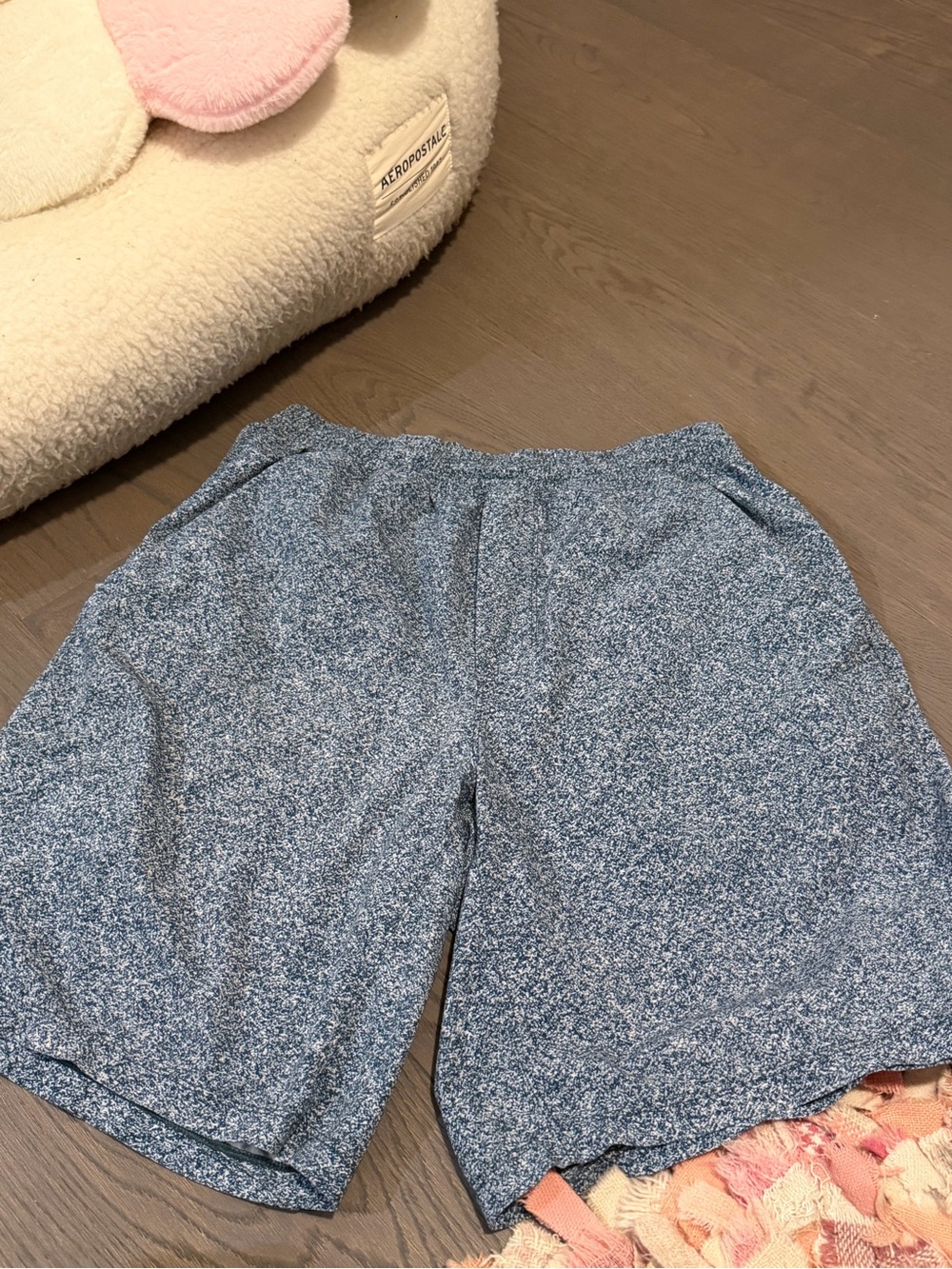 lululemon athletica Blue Speckled Athletic Shorts